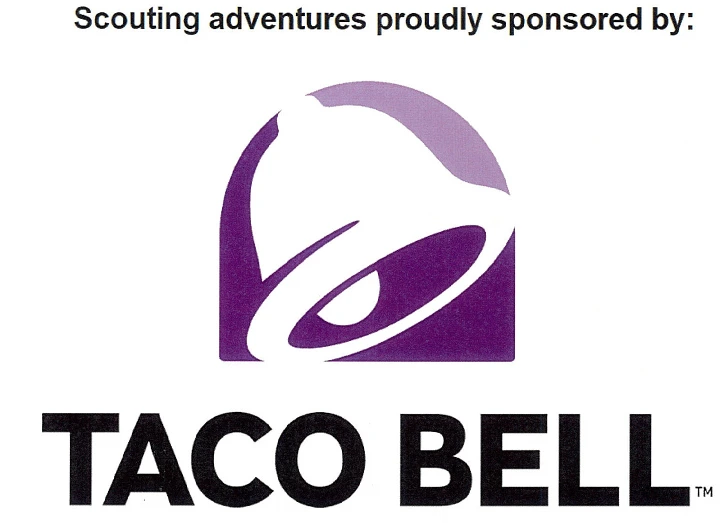 scouting adventures proudly sponsored by taco bell 2021 - 2